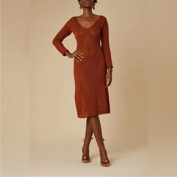 Savannah Morrow | Dresses | Savannah Morrow Knit Winona Dress Terracotta Medium Nwt | Poshmark Savannah Morrow | Dresses | Savannah Morrow Knit Winona Dress Terracotta Medium Nwt | Poshmark